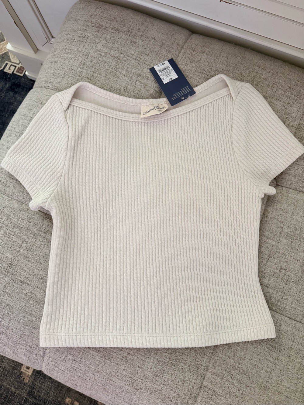 Universal Thread Ribbed Short Sleeve Tee